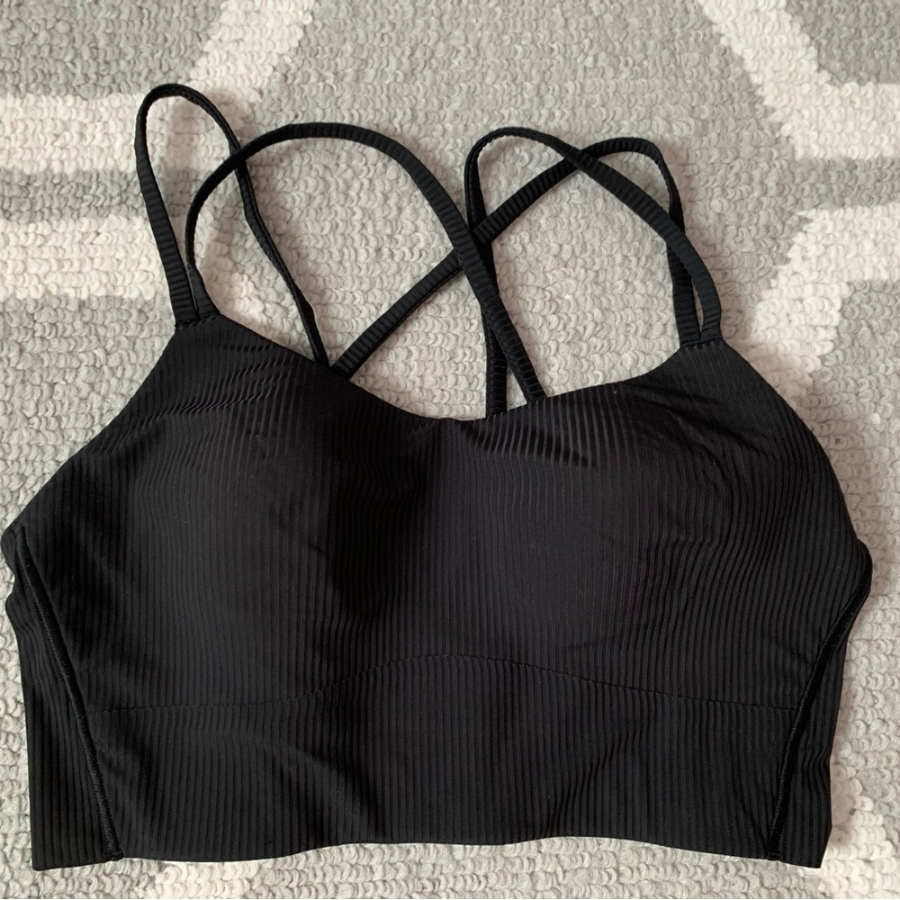lululemon like a cloud ribbed longline bra